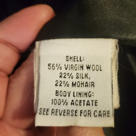 LARRY LEVINE DESIGN Women's Wool Over Coat Size 4 - Picture 7 of 7